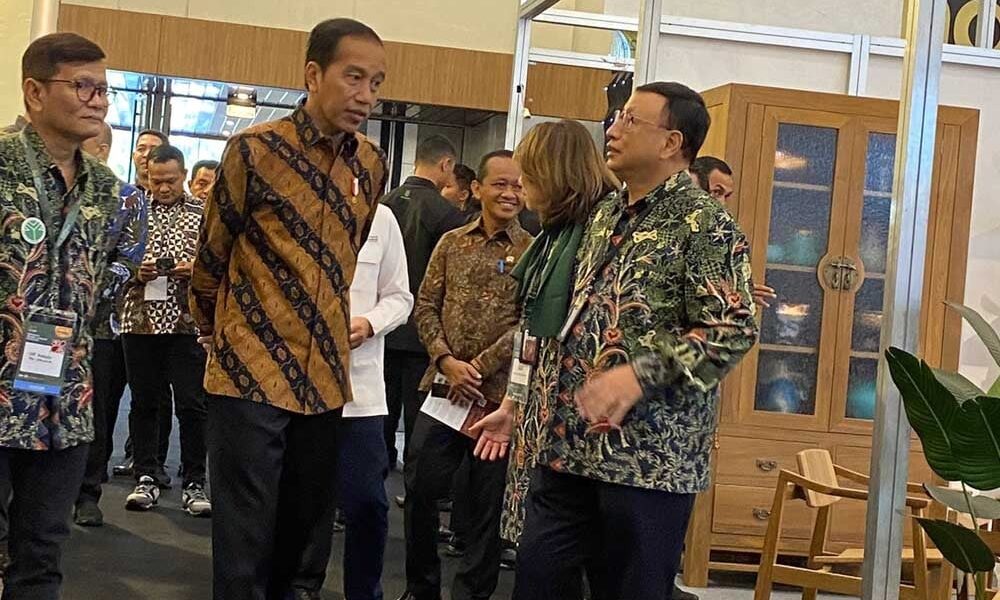 Presiden Joko Widodo Meresmikan Pameran Mebel IFFINA 2023 di ICE BSD Tangsel