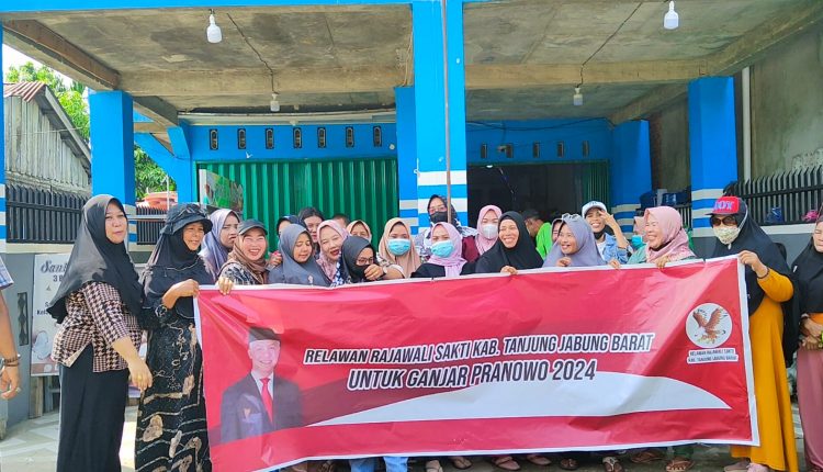 Dukungan Relawan Ganjar Pranowo Resmikan Posko Pemenang di Kuala Tungkal
