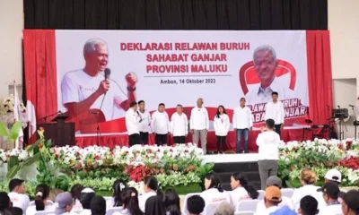 Jadi Provinsi yang ke-11, Relawan Buruh di Maluku Deklarasi Dukung Ganjar Pranowo