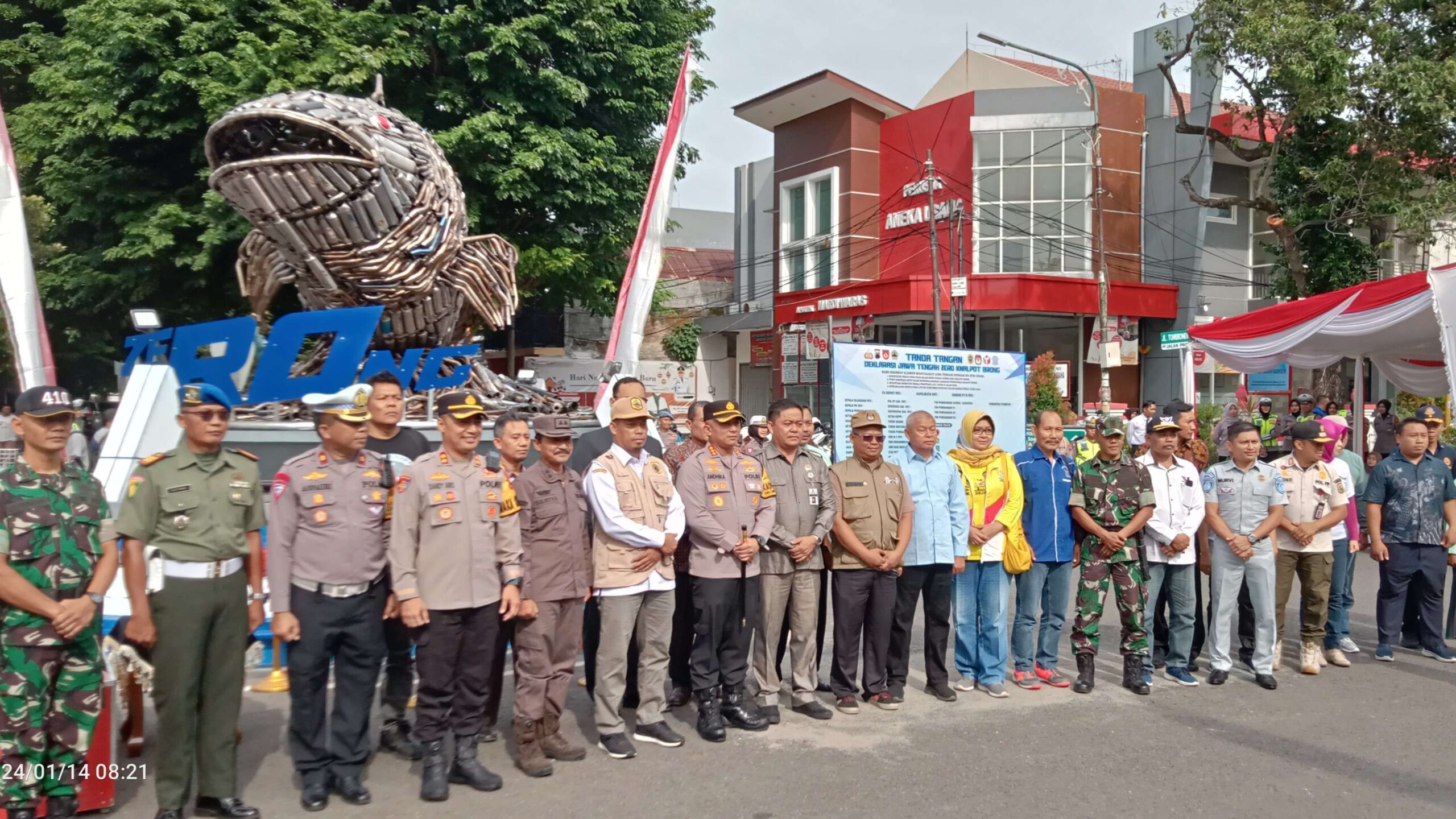 Deklarasikan Pemilu Damai, Pati Kampanye Tanpa Knalpot Brong Deklarasikan Pemilu Damai, Pati Kampanye Tanpa Knalpot Brong
