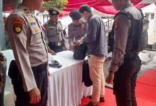 Guna Pelaksanaan Berjalan Aman dan Sukses, Polda Banten Laksanakan Pengamanan Rapat Pleno Rekapitulasi Tingkat Provinsi