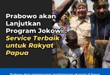 Prabowo Siap Melanjutkan Program Jokowi: Komitmen Terbaik untuk Rakyat Papua Prabowo Siap Melanjutkan Program Jokowi: Komitmen Terbaik untuk Rakyat Papua
