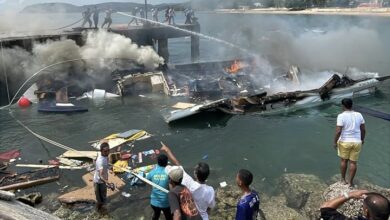 Speedboat Milik Benny Laos Terbakar