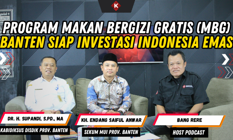 Podcast KabarKlik Bahas Implementasi Program Makan Bergizi Gratis di Banten