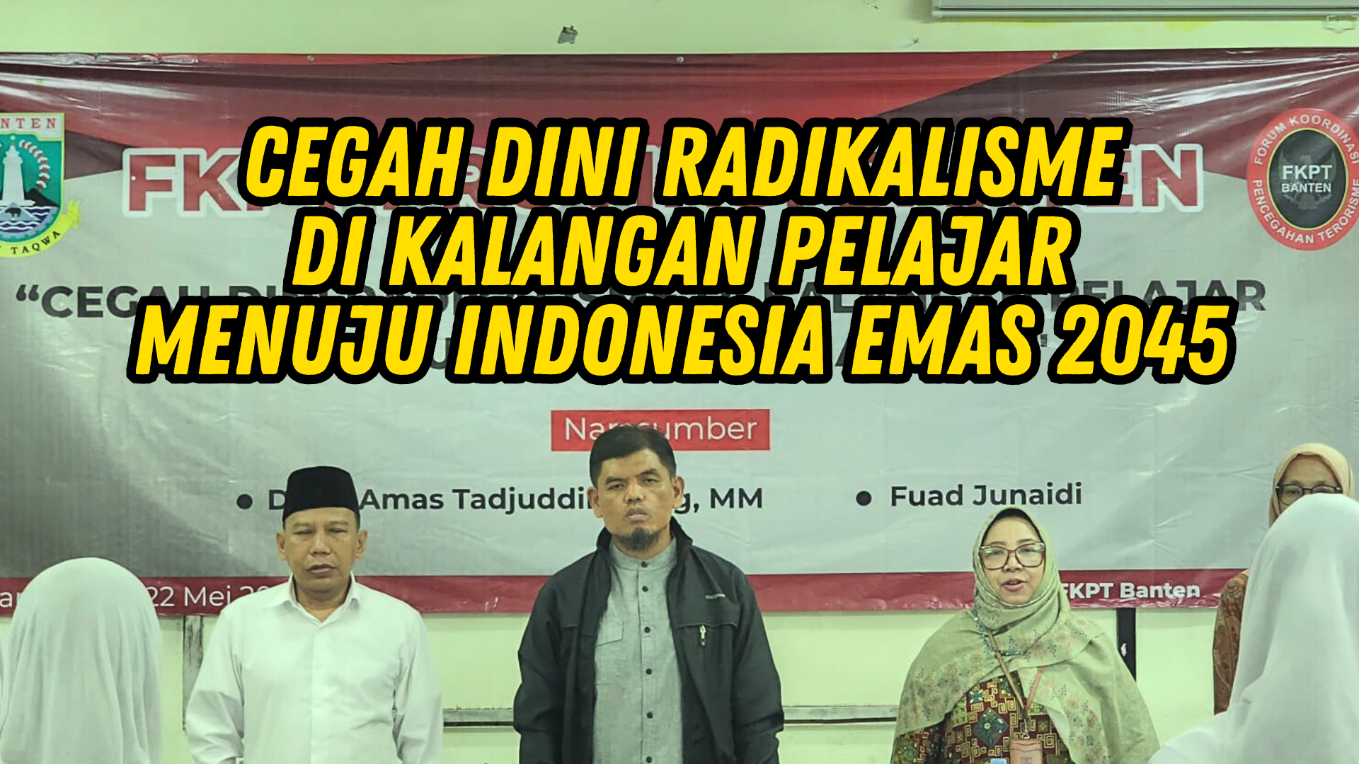 Dialog Kebangsaan di Kota Tangerang: Mantan Napiter dan Tokoh FKPT Ajak Pelajar Waspadai Radikalisme Sejak Dini